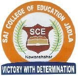 Sai College of Education, Jadla crest — Victory with Determination